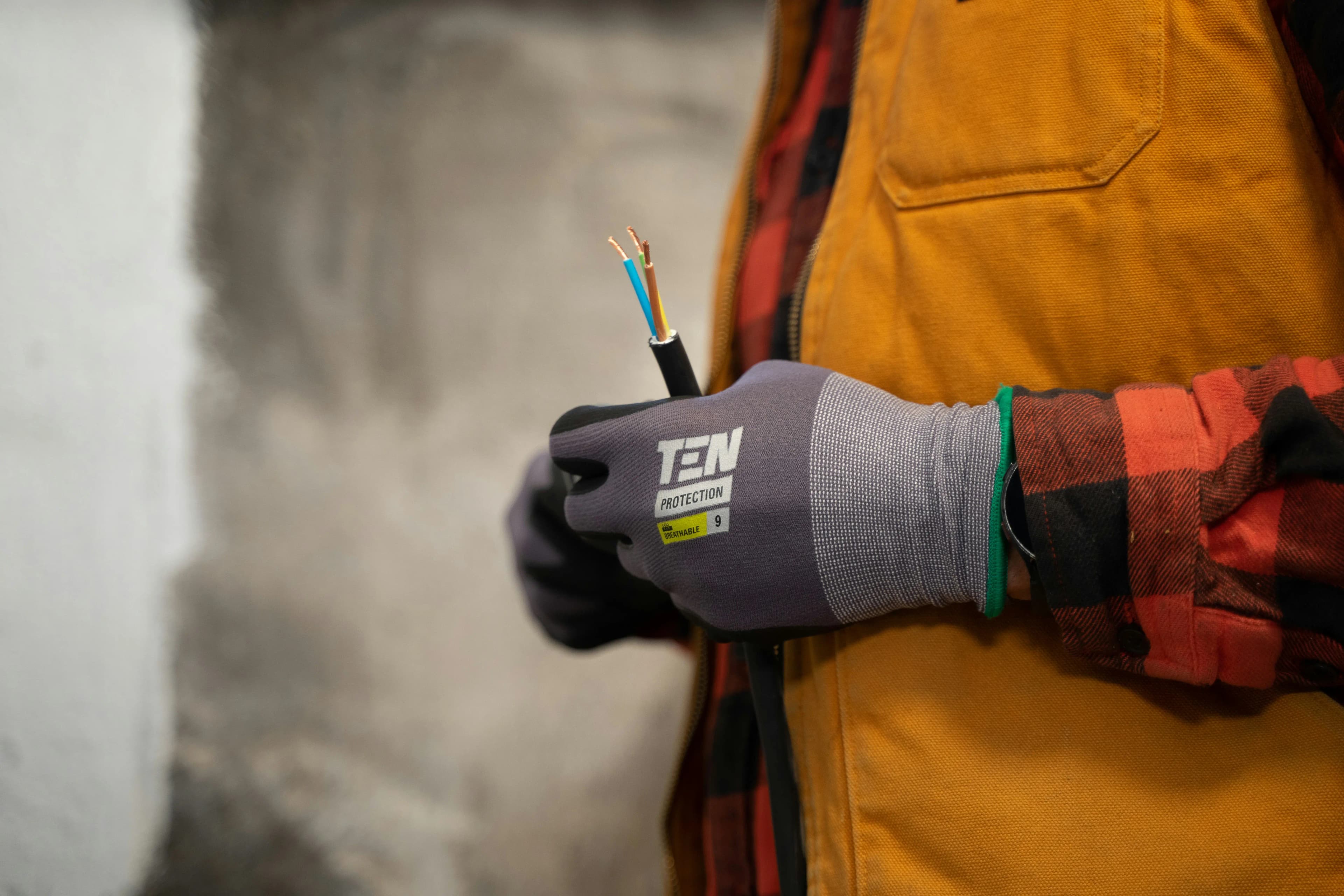 Electrical work background